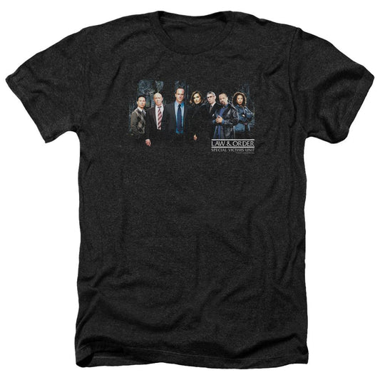 Law & Order: SVU Cast Black Heather Short Sleeve T-Shirt-0