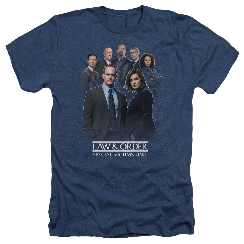 Law & Order: SVU Team Navy Heather Short Sleeve T-Shirt