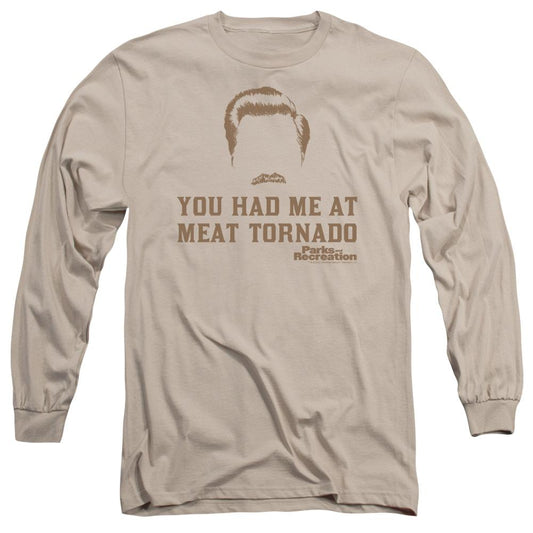 Parks and Recreation Meat Tornado Long Sleeve T-Shirt-0