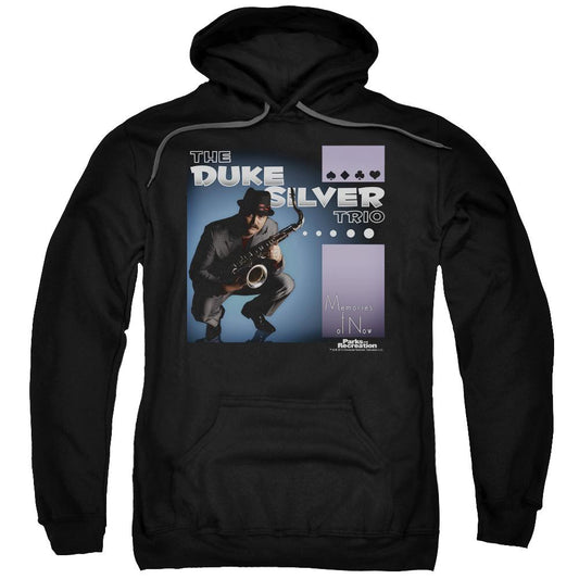 Parks and Recreation The Duke Silver Trio Hooded Sweatshirt-0