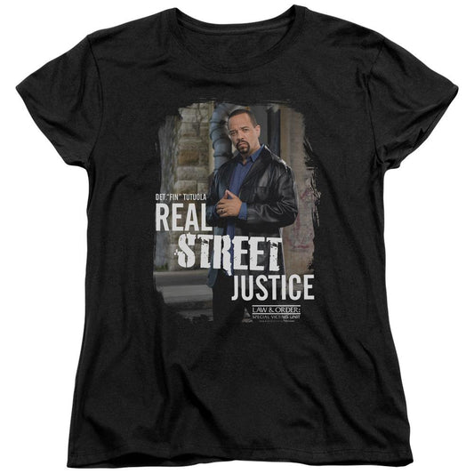 Law & Order: SVU Street Justice Women's Short Sleeve T-Shirt-0