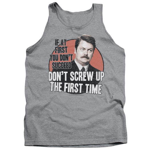 Parks and Recreation Don't Screw Up Tank Top-0