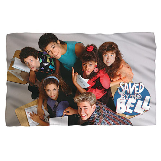 Saved By The Bell Group Shot Fleece Blanket-0