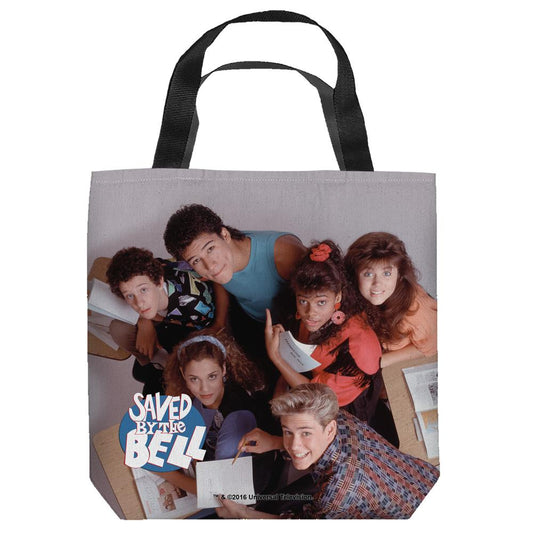 Saved by The Bell Group Shot Tote Bag-0