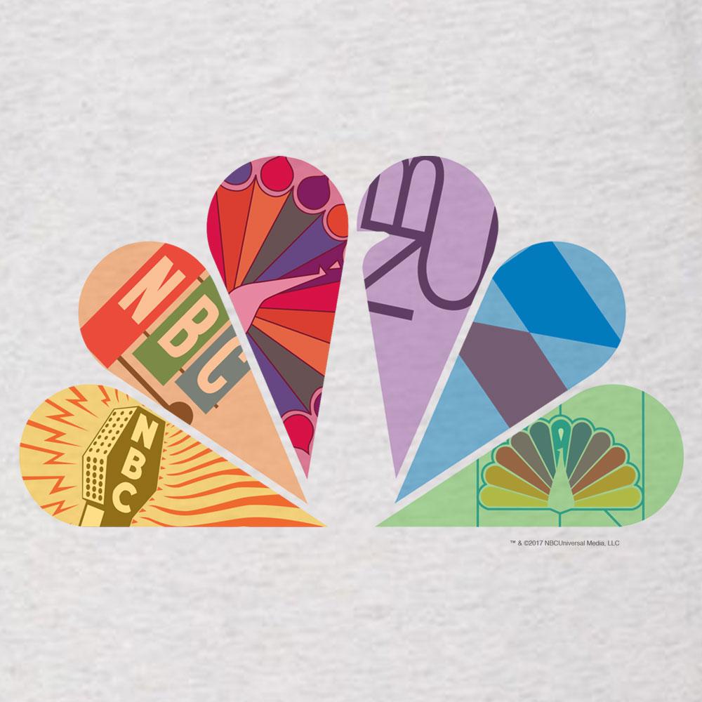 NBC Logo Mash-Up Women's Tri-Blend Dolman T-Shirt
