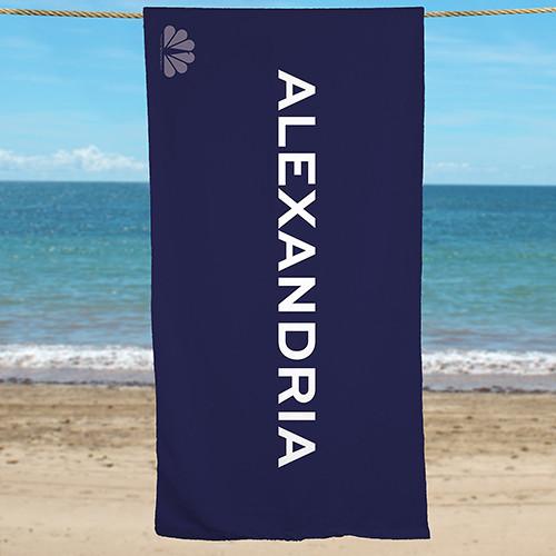 Personalized NBC Monochromatic Beach Towel-0