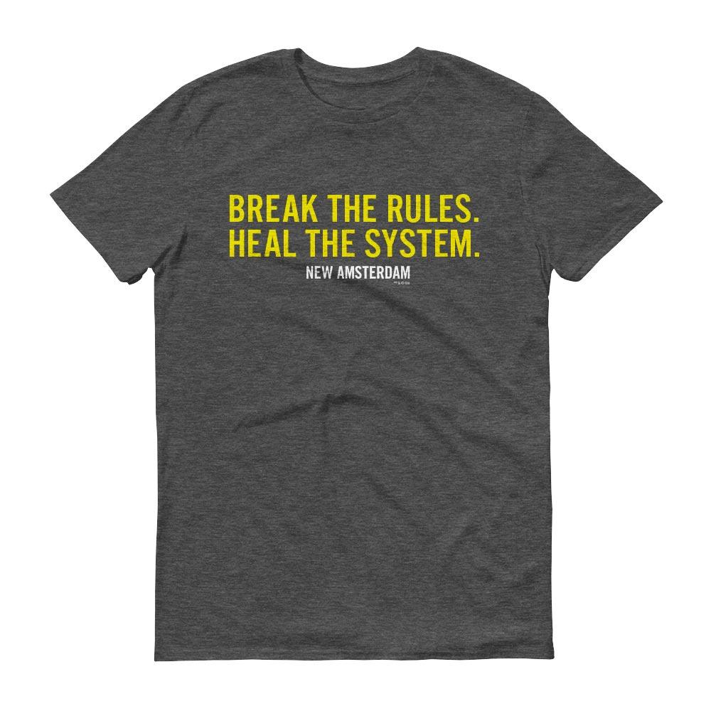 New Amsterdam Break the Rules Men's Short Sleeve T-Shirt