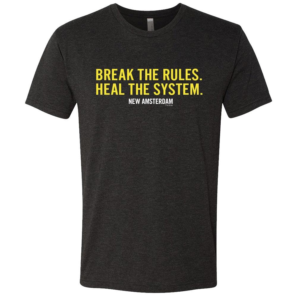 New Amsterdam Break the Rules Men's Tri-Blend Short Sleeve T-Shirt
