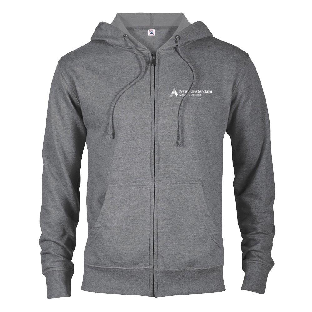 New Amsterdam Medical Center Lightweight Zip Up Hooded Sweatshirt