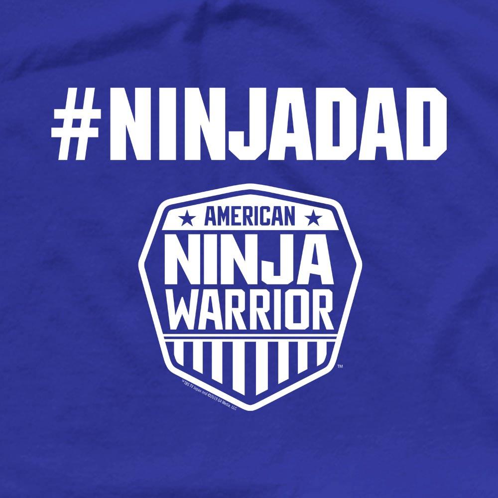 American Ninja Warrior #ninjadad Men's Short Sleeve T-Shirt