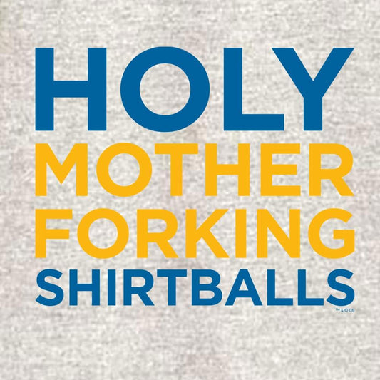 The Good Place Holy Mother Forking Shirtballs Tri-blend Raglan Hoodie-1