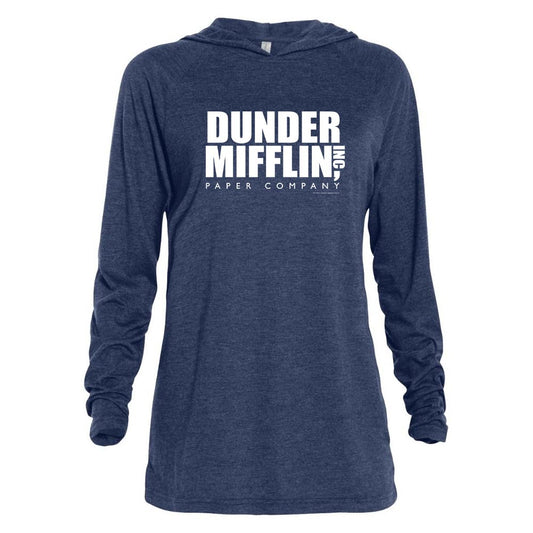 The Office Dunder Mifflin Tri-blend Raglan Hoodie-0