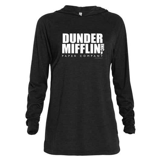 The Office Dunder Mifflin Tri-blend Raglan Hoodie-2