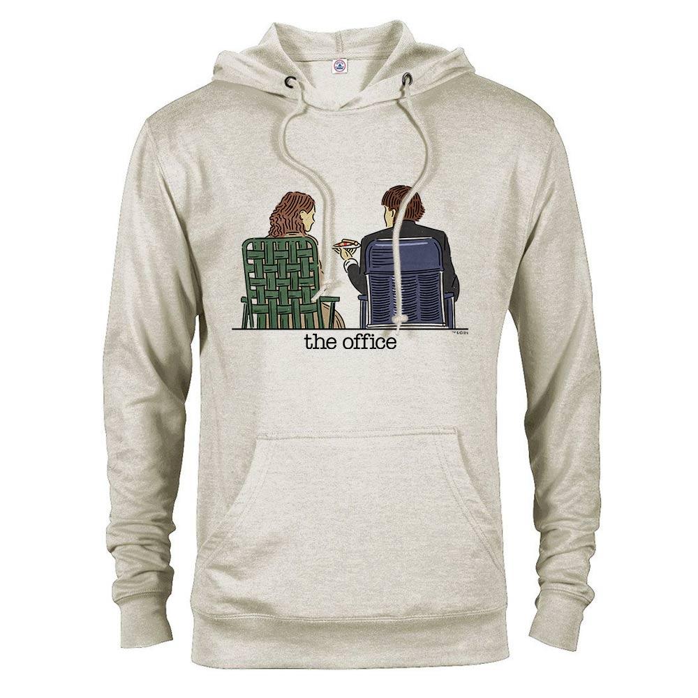 The Office Jim and Pam Roof Date Lightweight Hooded Sweatshirt