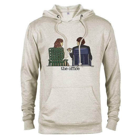 The Office Jim and Pam Roof Date Lightweight Hooded Sweatshirt
