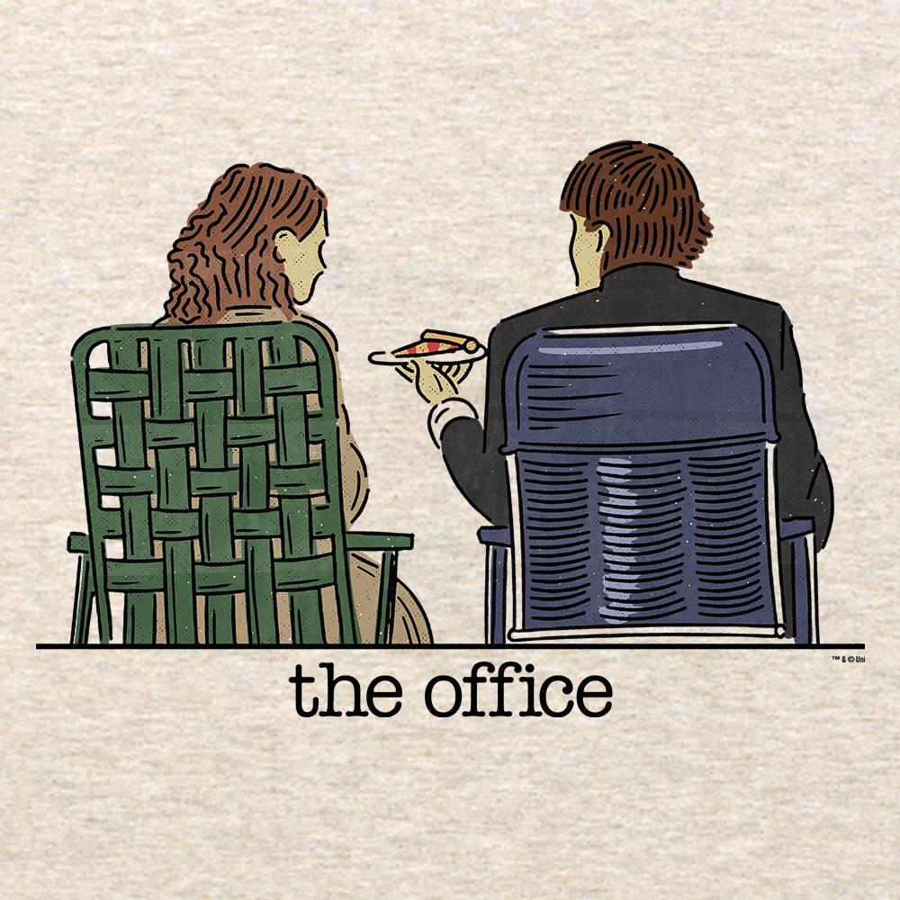 The Office Jim and Pam Roof Date Lightweight Hooded Sweatshirt