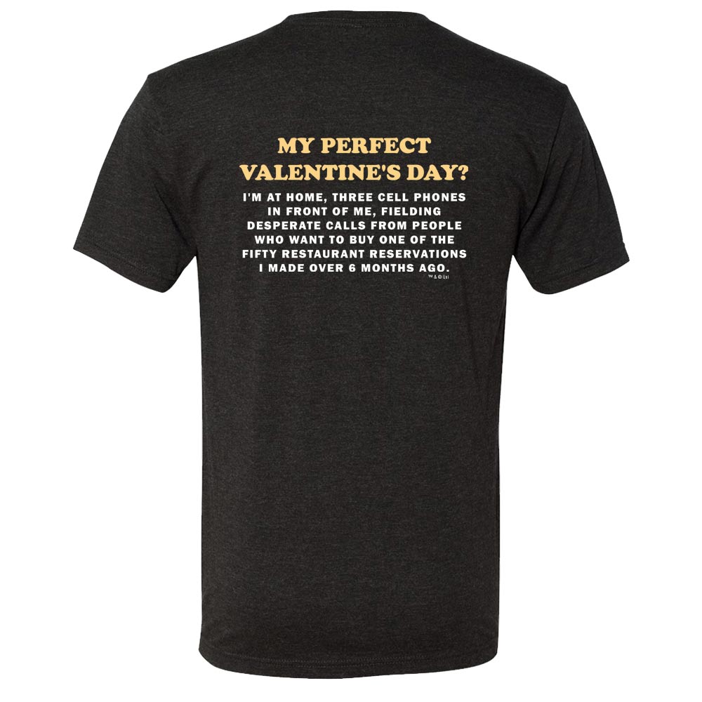 The Office Dwight's Perfect Valentine's Day Men's Tri-Blend Short Sleeve T-Shirt