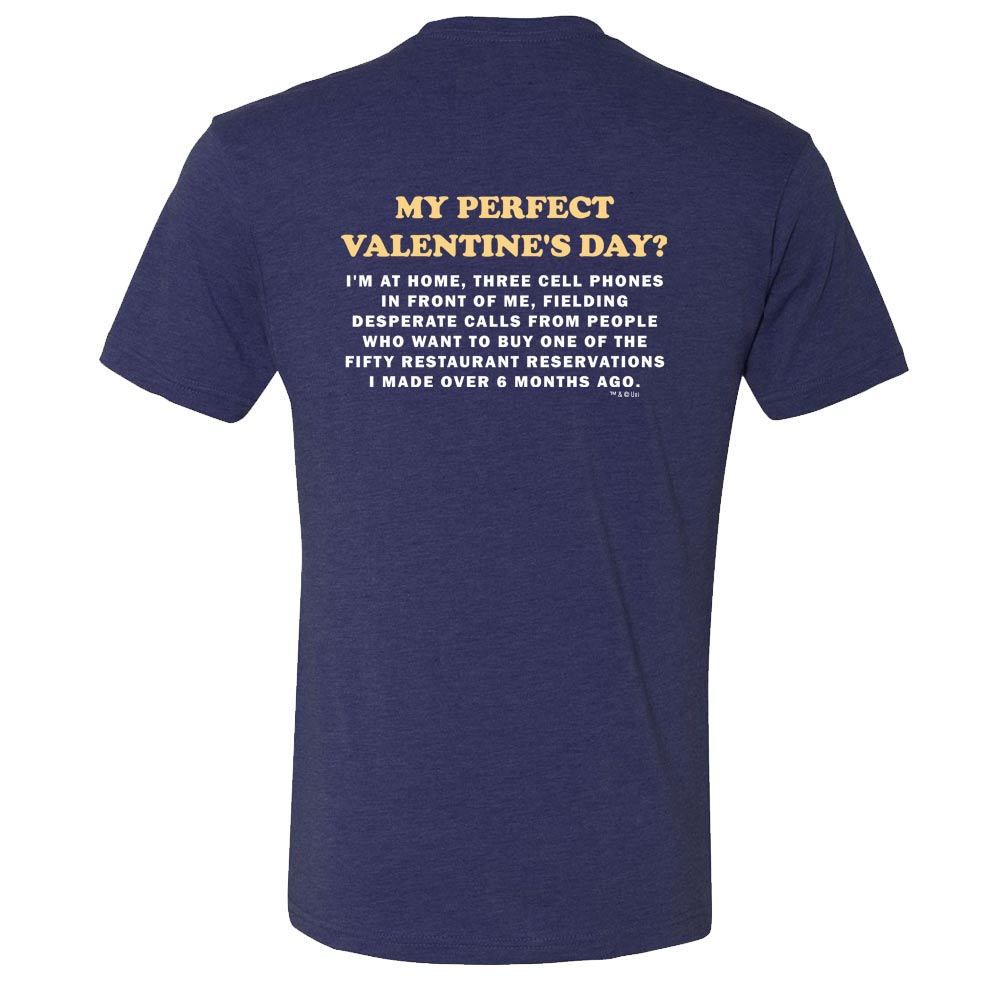 The Office Dwight's Perfect Valentine's Day Men's Tri-Blend Short Sleeve T-Shirt
