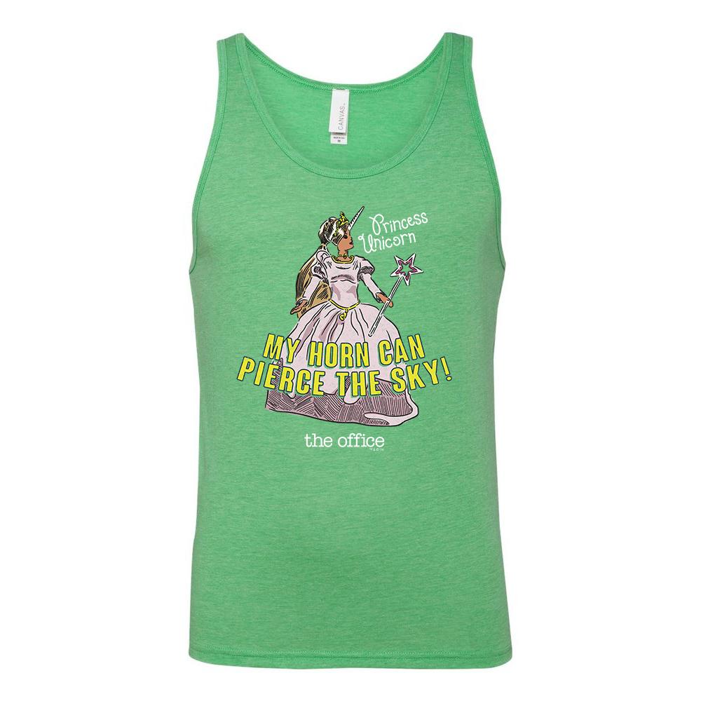 The Office Princess Unicorn Unisex Tri-blend Tank Top