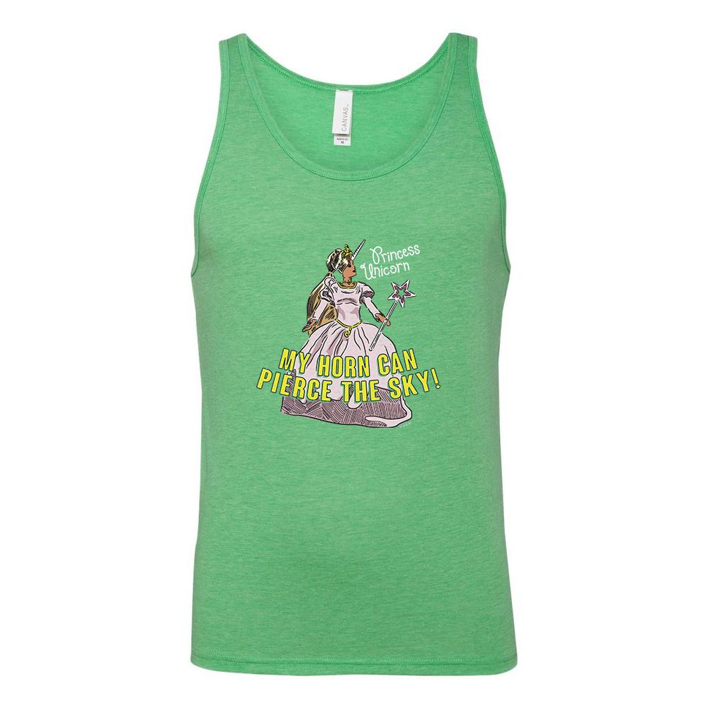 The Office Princess Unicorn Unisex Tri-blend Tank Top