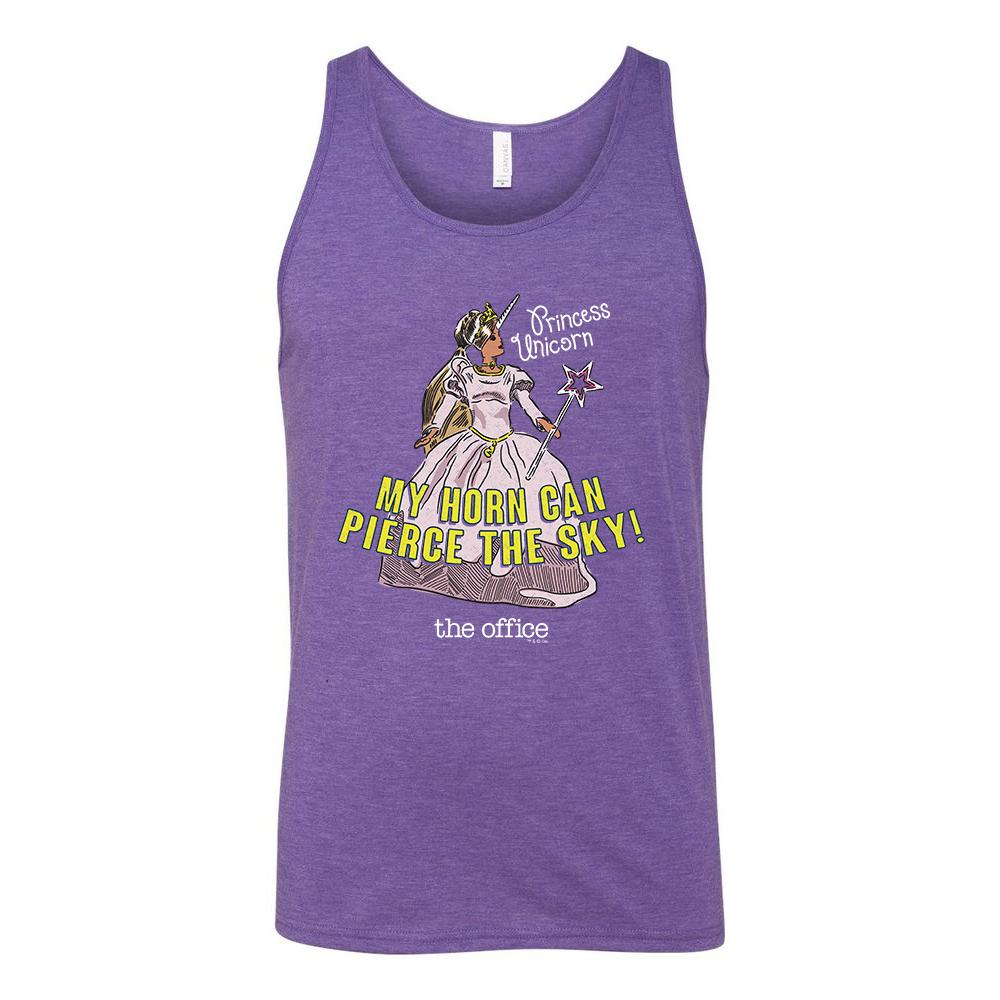 The Office Princess Unicorn Unisex Tri-blend Tank Top