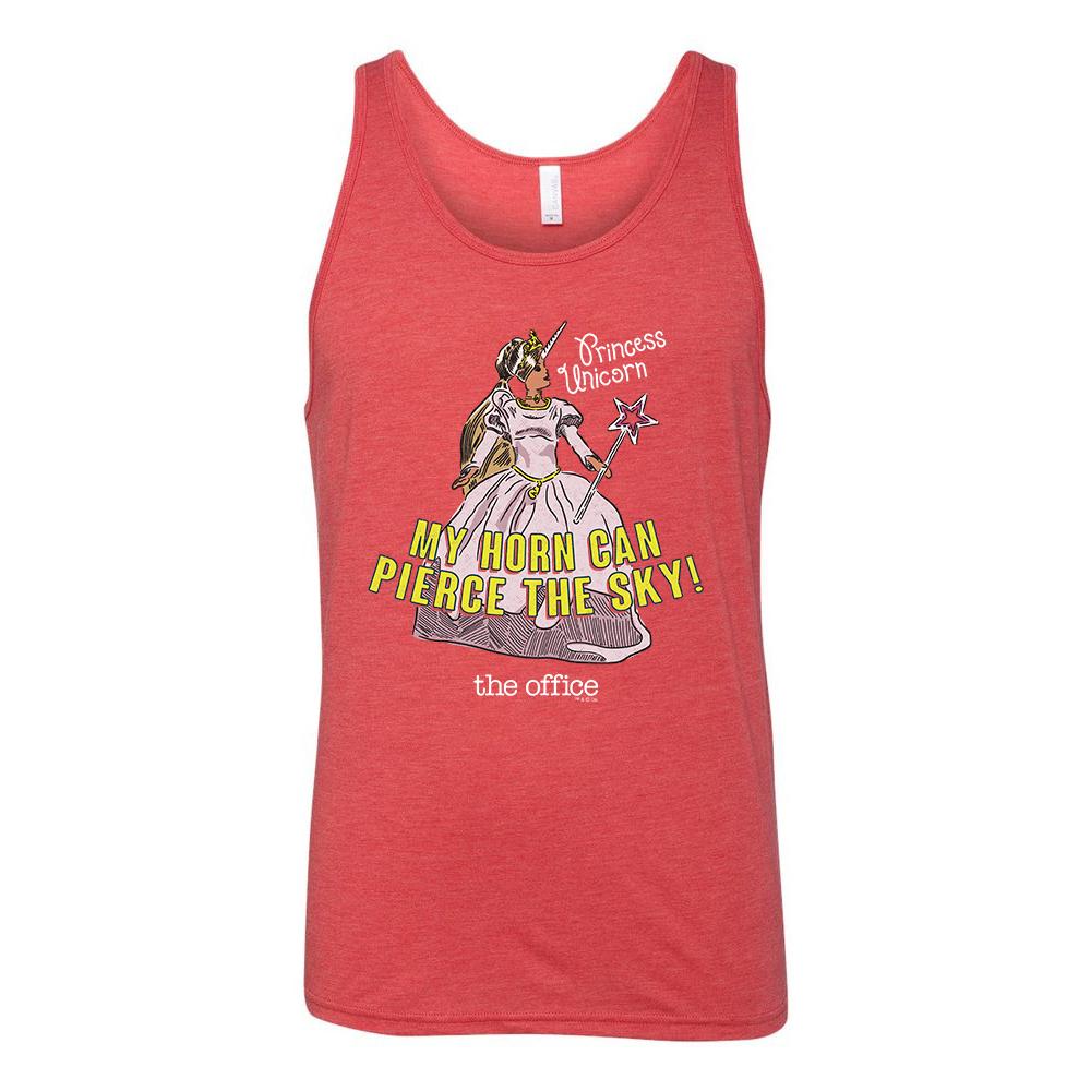 The Office Princess Unicorn Unisex Tri-blend Tank Top