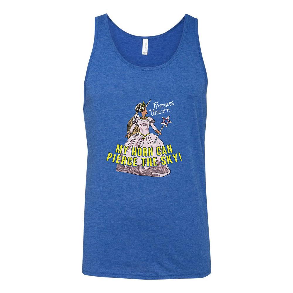 The Office Princess Unicorn Unisex Tri-blend Tank Top