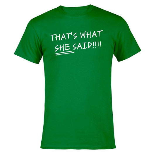 The Office That's What She Said St. Patrick's Day Men's Short Sleeve T-Shirt