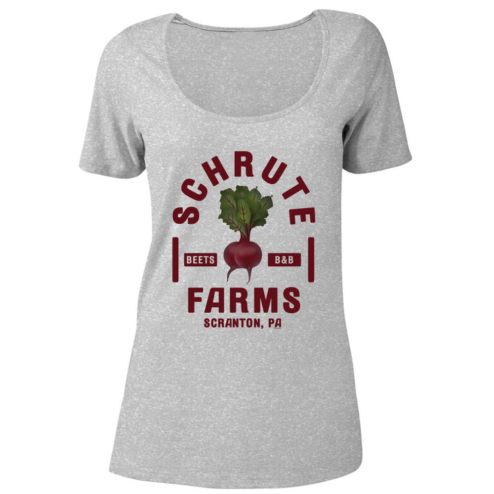 The Office Schrute Farms Women's Relaxed Scoop Neck T-Shirt