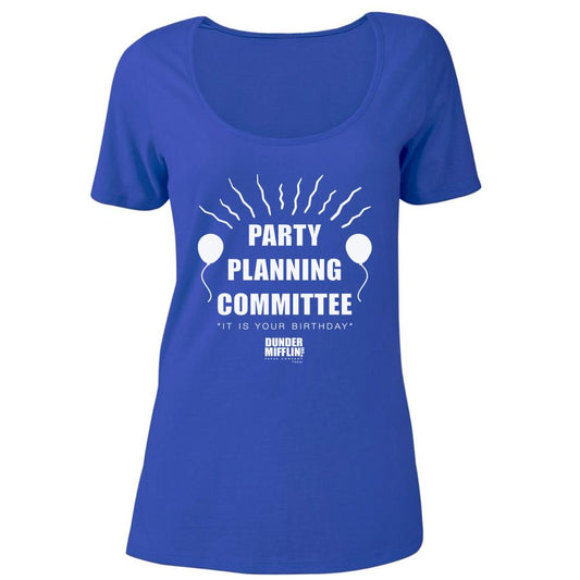 The Office Party Planning Committee Women's Relaxed Scoop Neck T-Shirt