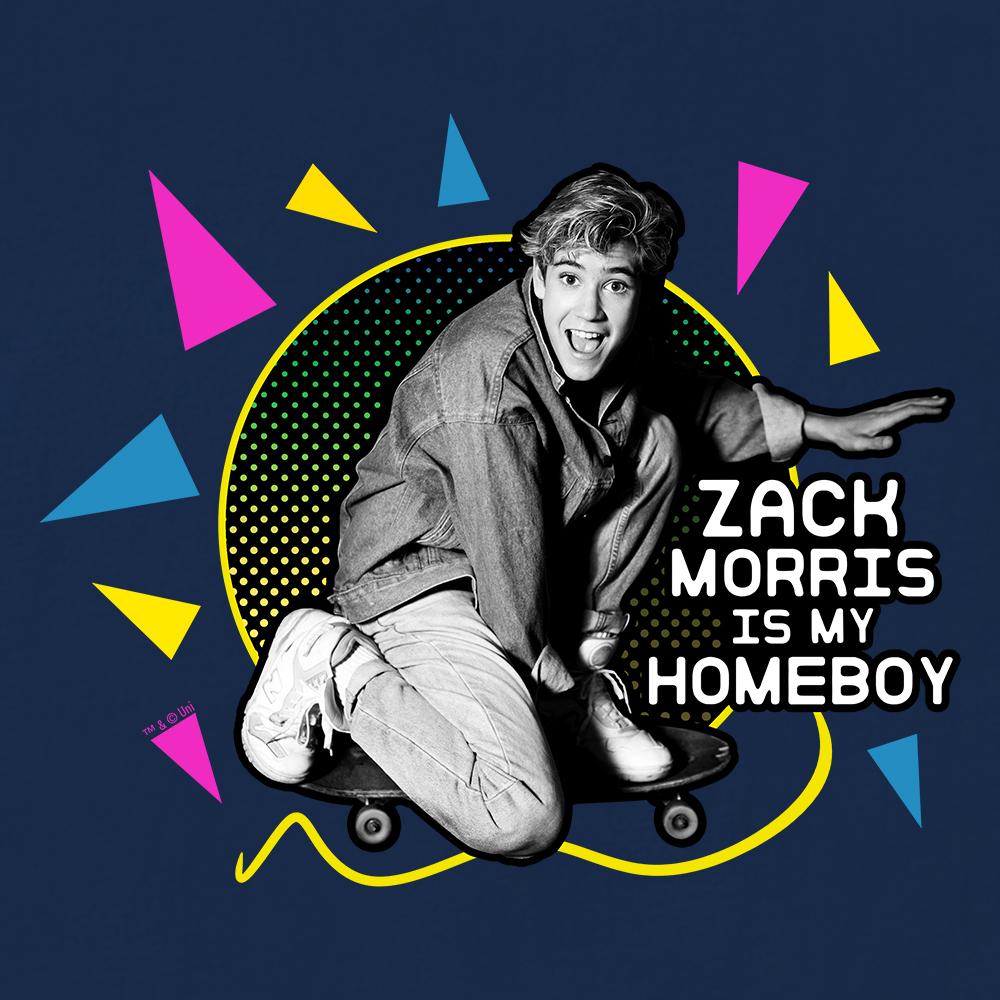 Saved By The Bell Zack Morris is my Homeboy Women's Relaxed Scoop Neck T-Shirt