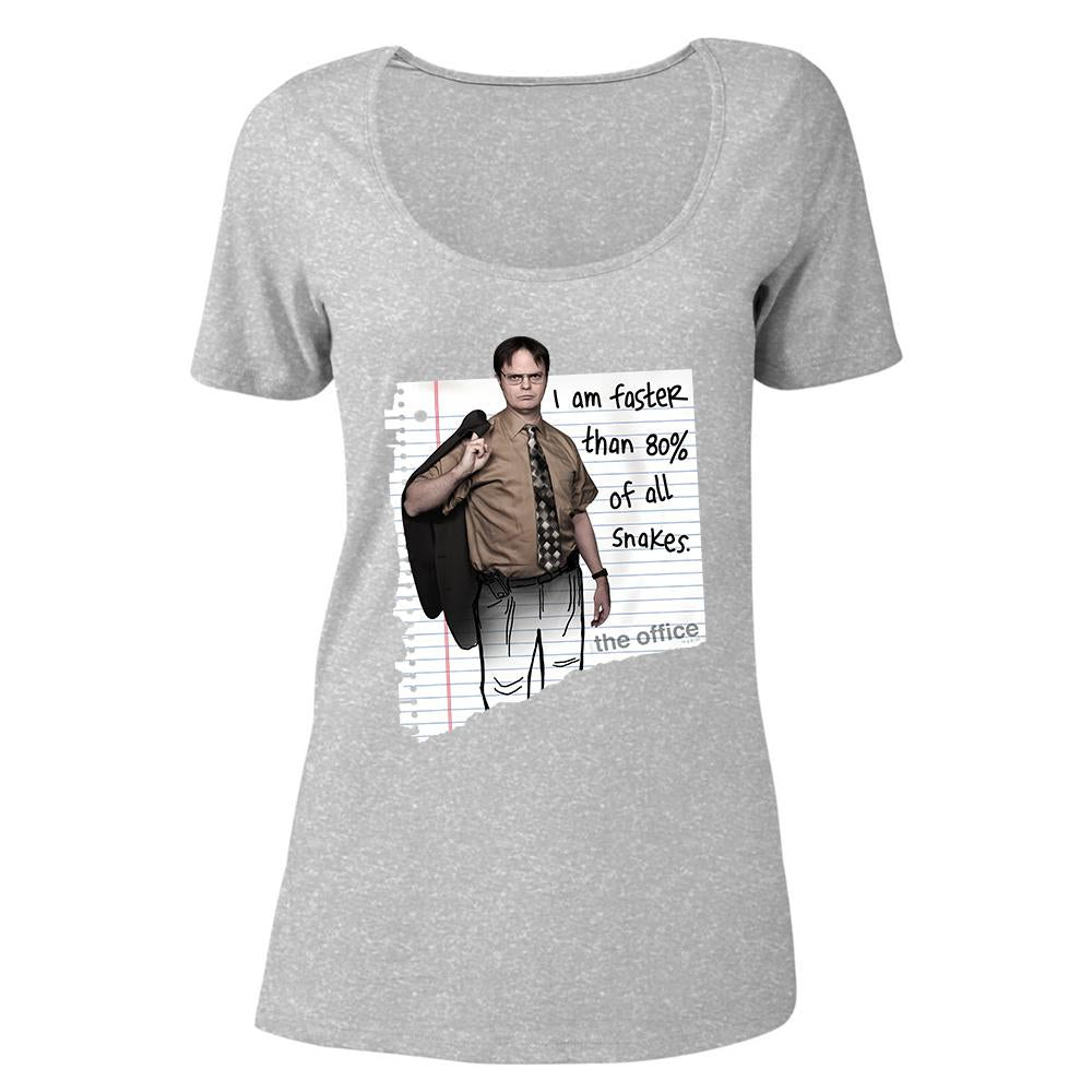 The Office Dwight Snakes Women's Relaxed Scoop Neck T-Shirt