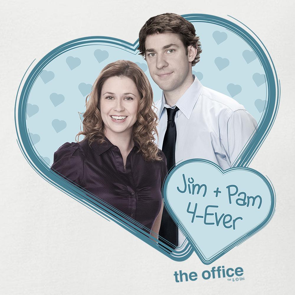 The Office Jim & Pam Forever Women's Relaxed Scoop Neck T-Shirt