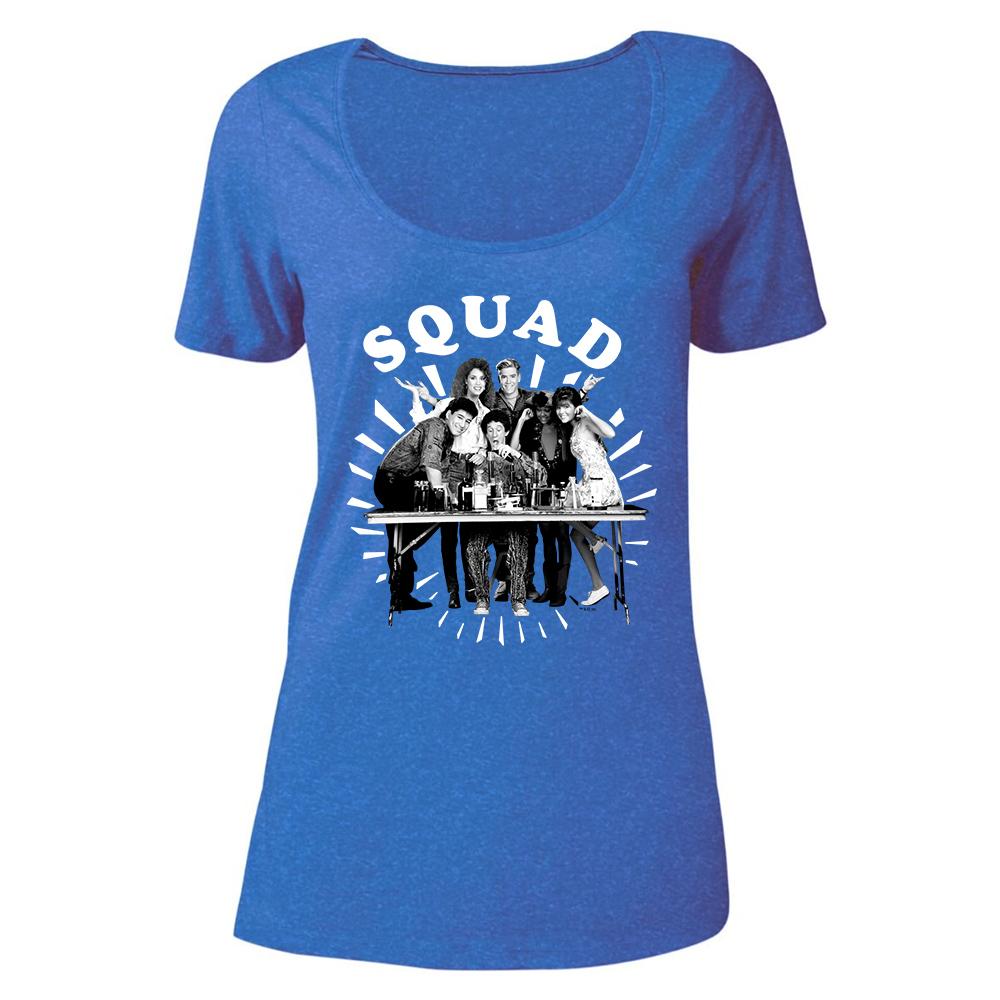 Saved By The Bell Squad Women's Relaxed Scoop Neck T-Shirt