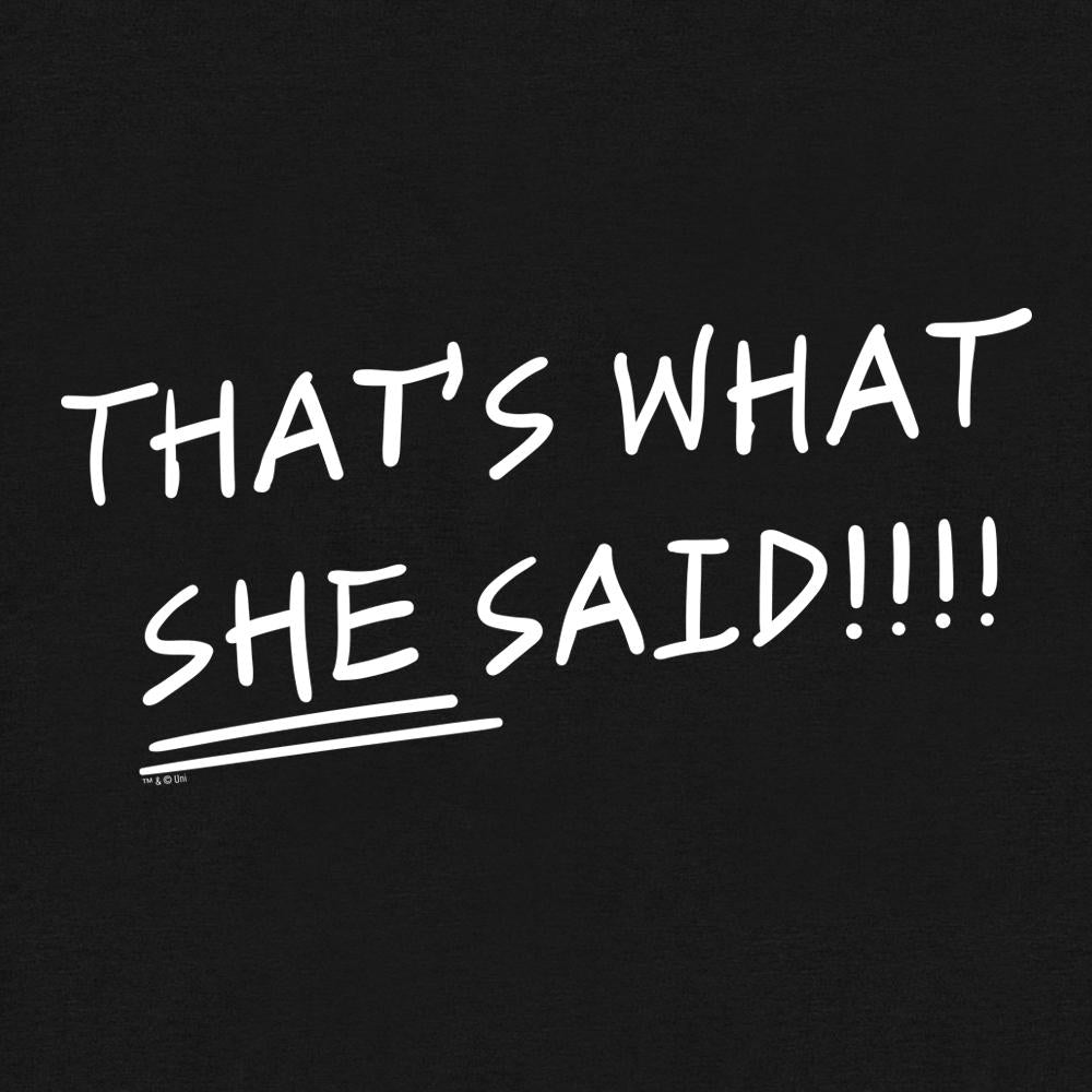 The Office That's What She Said Quote Tri-blend Raglan Hoodie