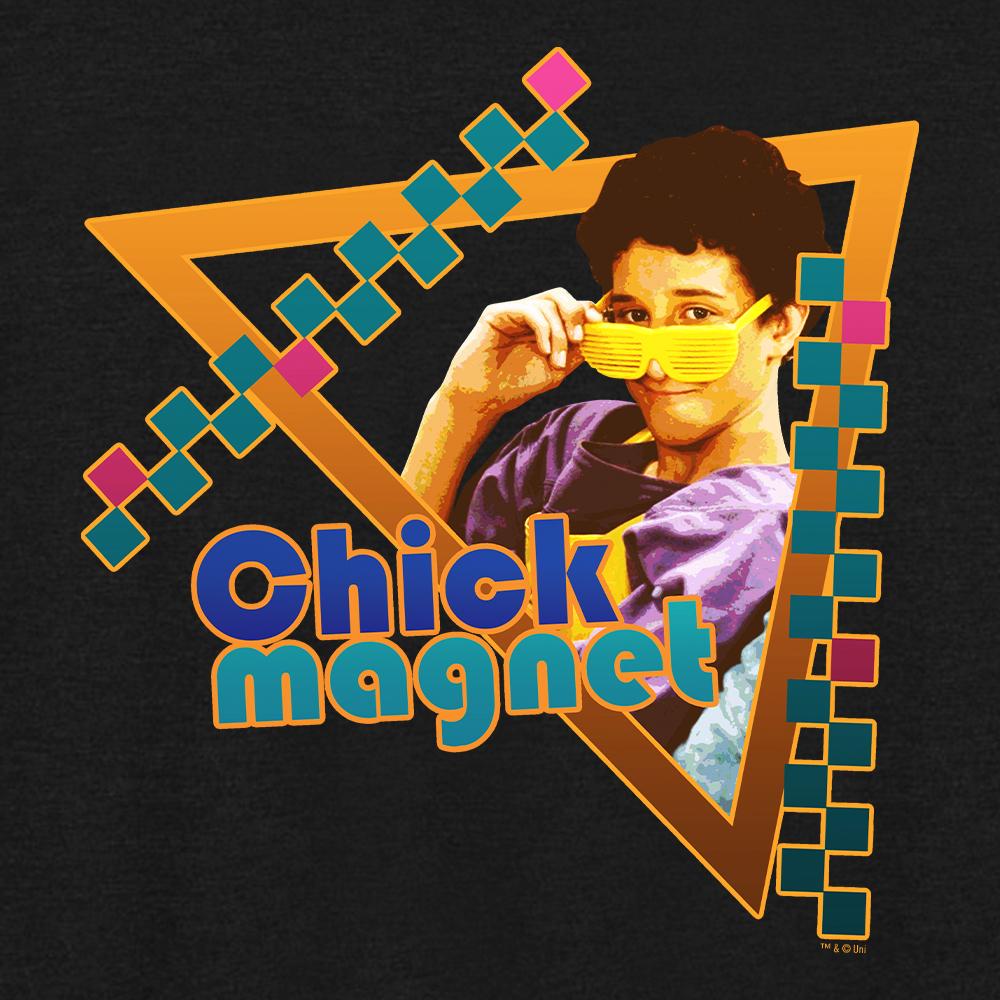 Saved By The Bell Chick Magnet Tri-Blend Raglan Hoodie