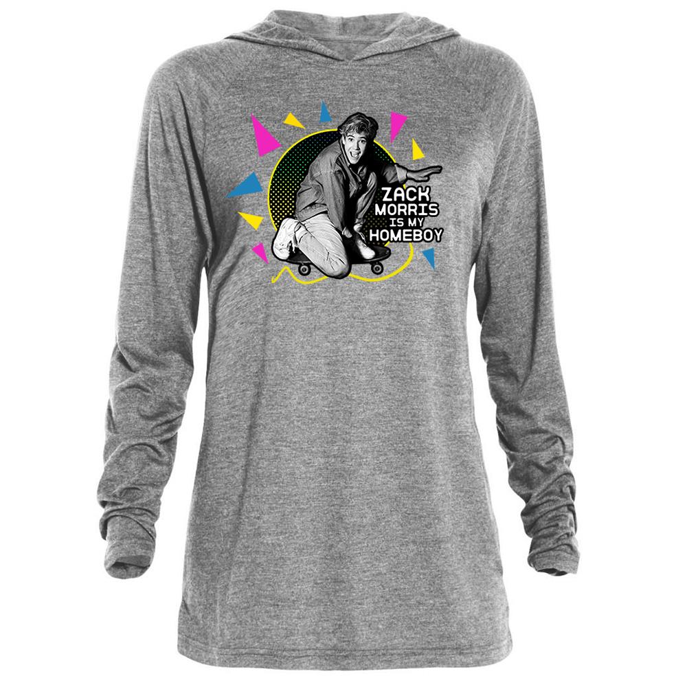 Saved By The Bell Zack Morris is my Homeboy Tri-Blend Raglan Hoodie