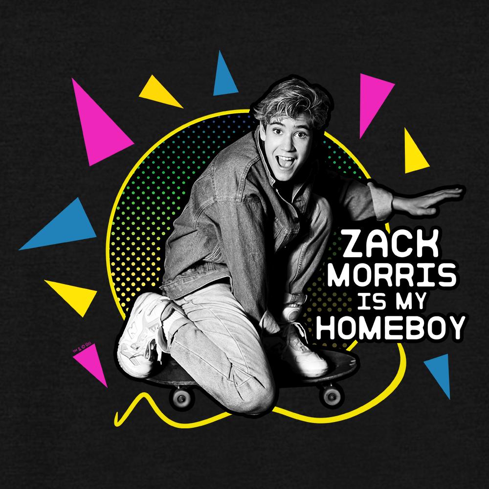 Saved By The Bell Zack Morris is my Homeboy Tri-Blend Raglan Hoodie