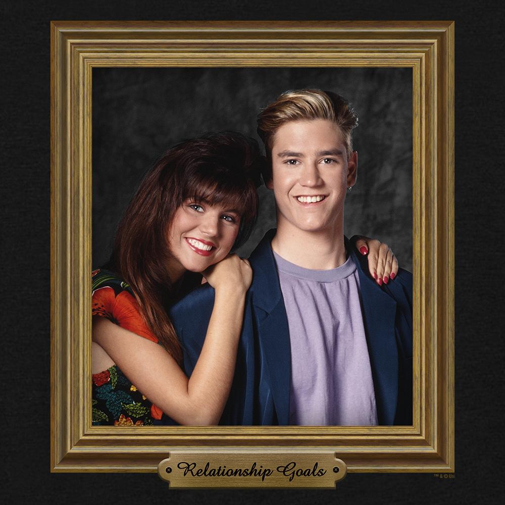 Saved By The Bell Relationship Goal Tri-Blend Raglan Hoodie