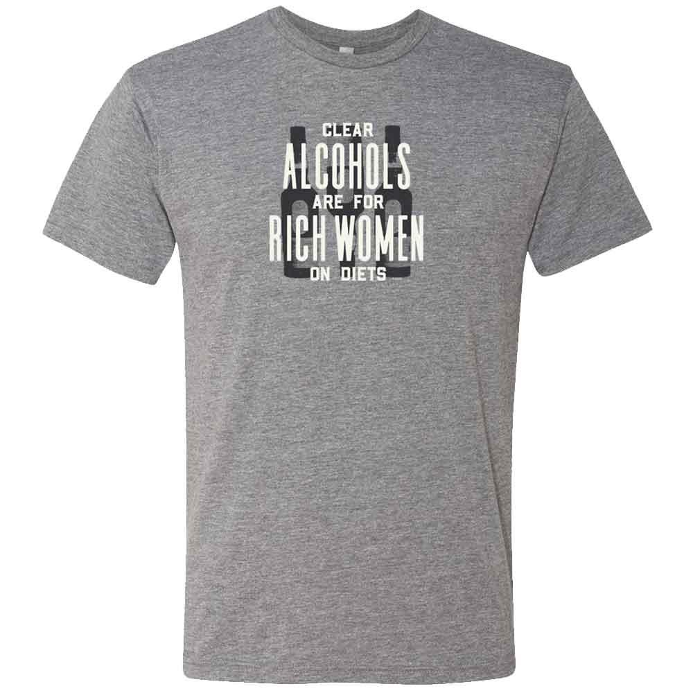 Parks and Recreation Ron Swanson Clear Alcohols Men's Tri-Blend Short Sleeve T-Shirt