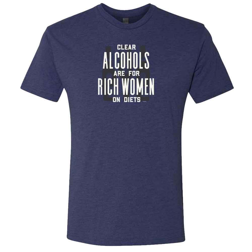 Parks and Recreation Ron Swanson Clear Alcohols Men's Tri-Blend Short Sleeve T-Shirt