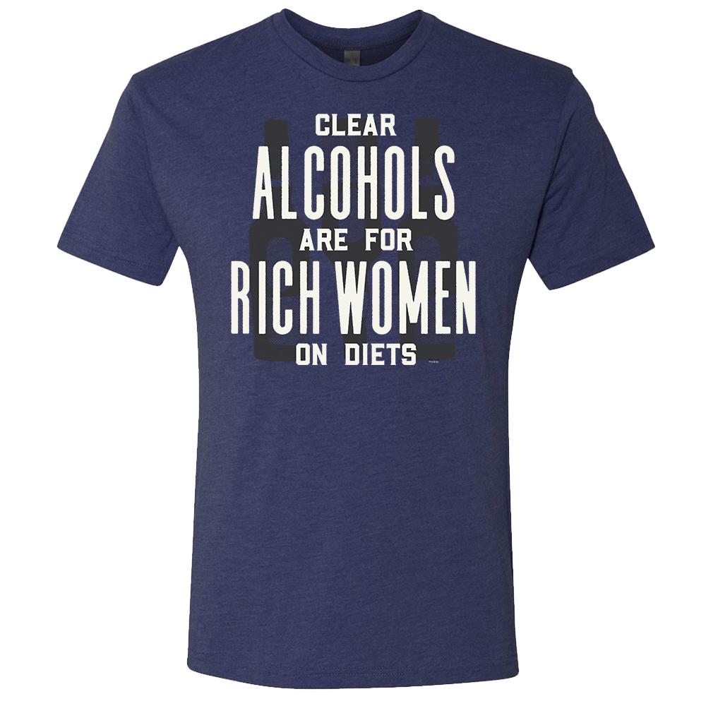 Parks and Recreation Ron Swanson Clear Alcohols Men's Tri-Blend Short Sleeve T-Shirt