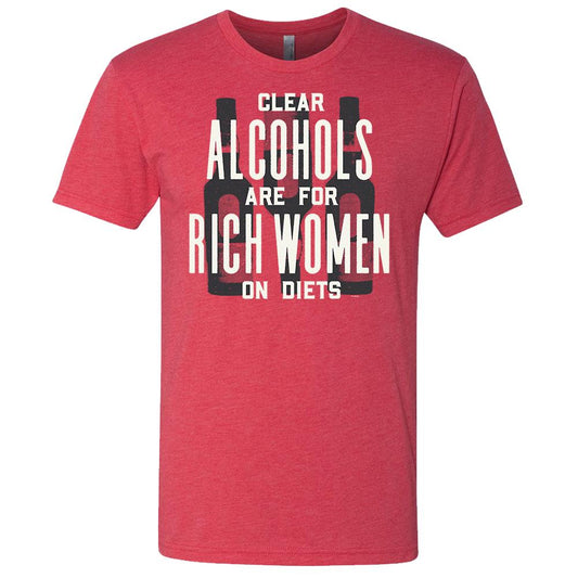 Parks and Recreation Ron Swanson Clear Alcohols Men's Tri-Blend Short Sleeve T-Shirt