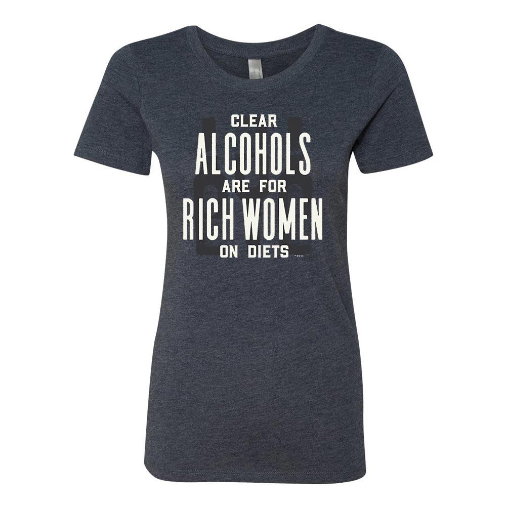 Parks and Recreation Ron Swanson Clear Alcohols Women's Tri-Blend Short Sleeve T-Shirt