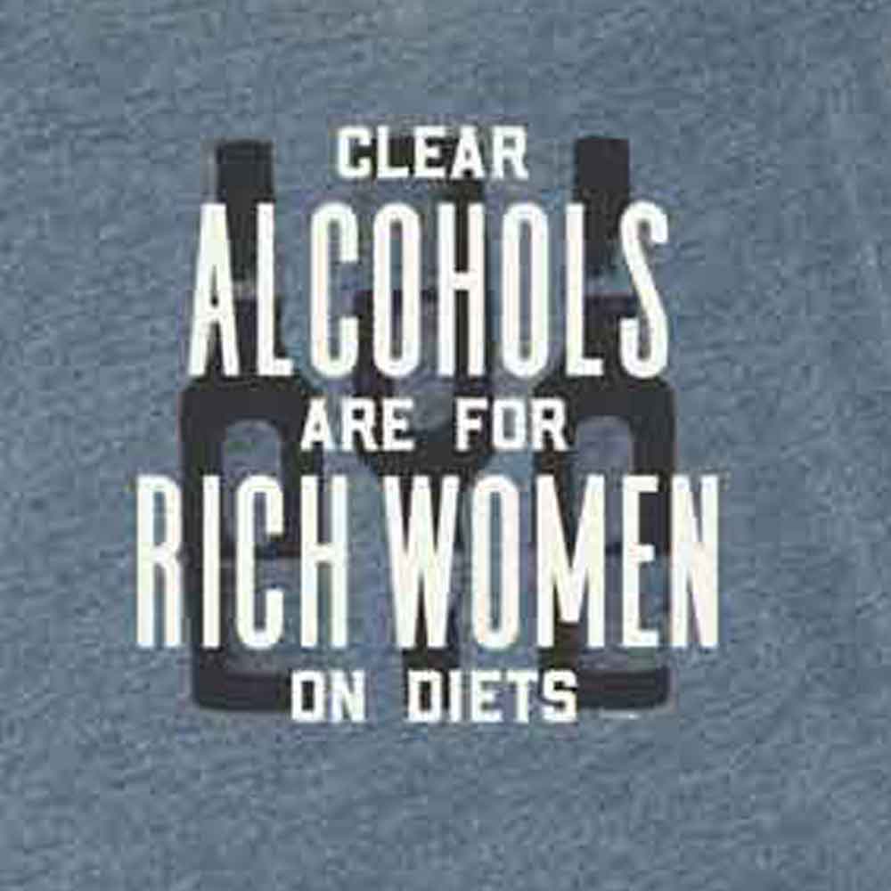Parks and Recreation Ron Swanson Clear Alcohols Women's Tri-Blend Racerback Tank Top