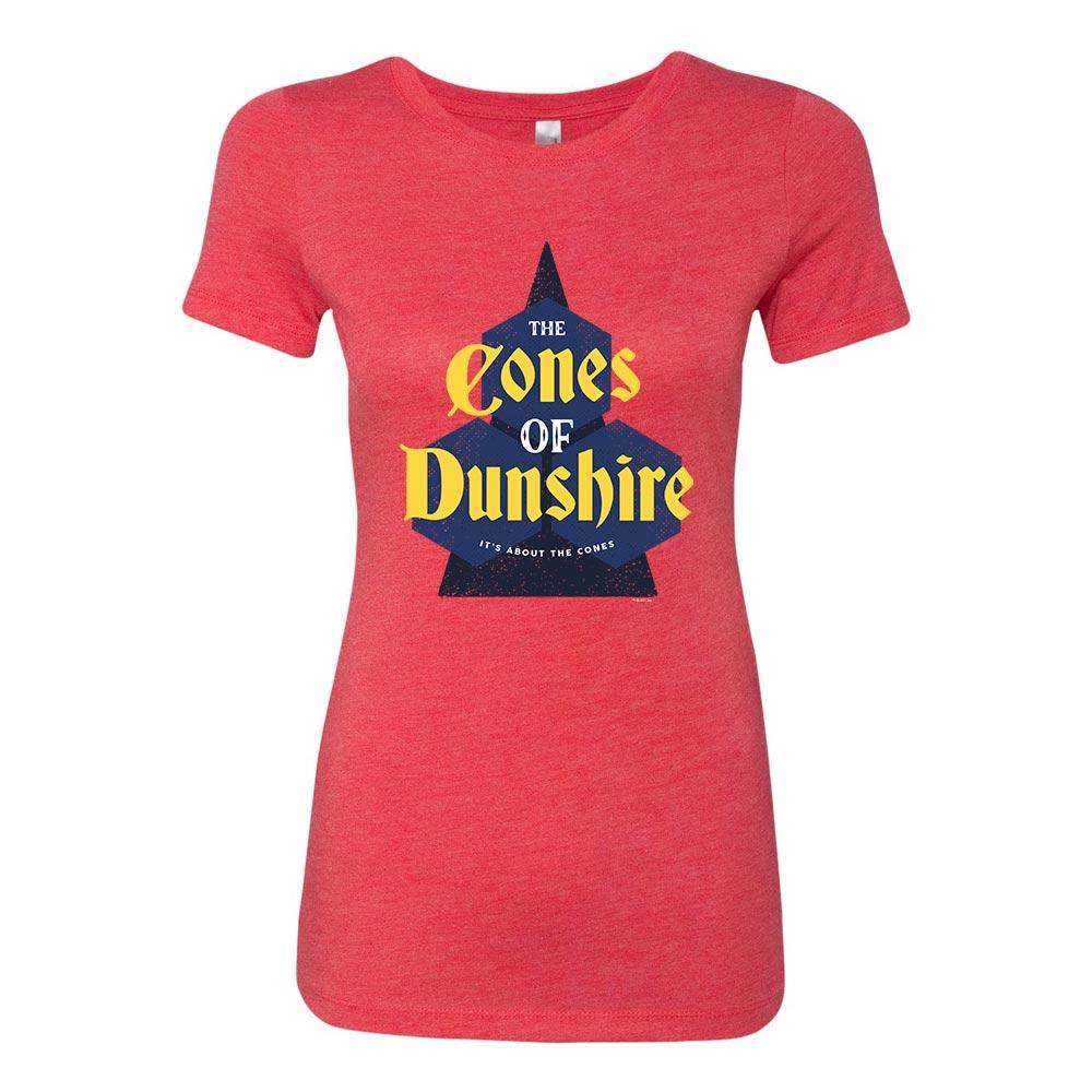 Parks and Recreation The Cones of Dunshire Women's Tri-Blend Short Sleeve T-Shirt