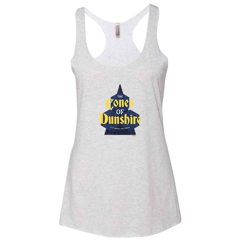 Parks and Recreation The Cones of Dunshire Women's Tri-Blend Racerback Tank Top