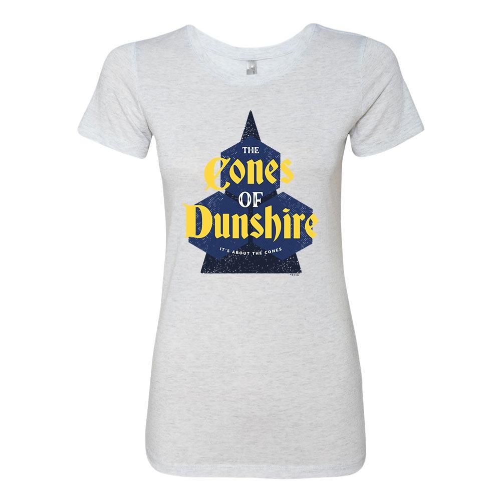 Parks and Recreation The Cones of Dunshire Women's Tri-Blend Short Sleeve T-Shirt