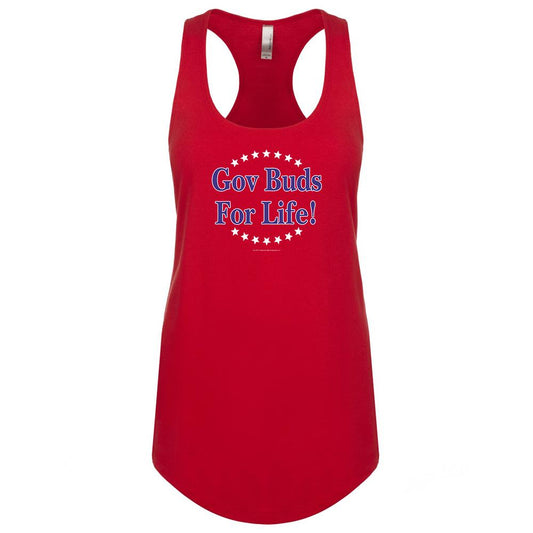 Parks and Recreation Gov Buds For  Life Ideal Racerback Tank