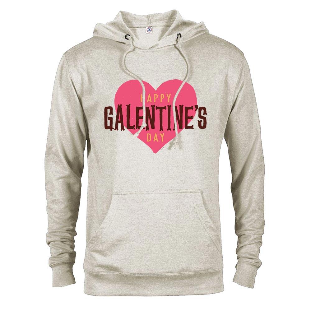 Parks and Recreation Happy Galentine's Day Lightweight Hooded Sweatshirt